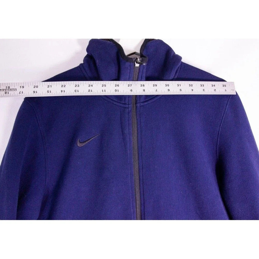 Nike Dri-Fit Mens Basketball Full-Zip Hoodie Navy Blue Large